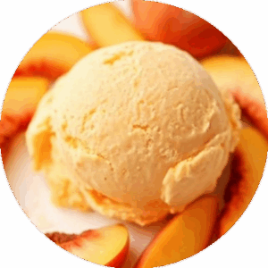 Fuzzy Peach Ice Cream
