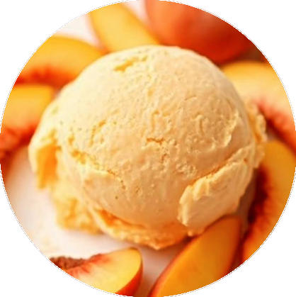 Fuzzy Peach Ice Cream